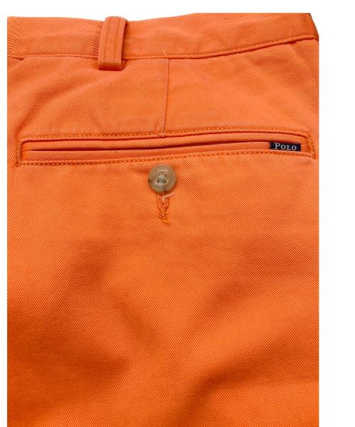POLO RALPH LAUREN（ポロ・ラルフローレン）POLO RALPH LAUREN (ポロ・ラルフローレン) ポロチノカラーテーパードパンツ オレンジ サイズ:36の古着・服飾アイテム
