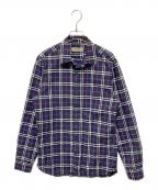 BURBERRYバーバリー）の古着「アレクサンダーチェックシャツ」｜ネイビー
