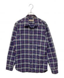 BURBERRY（バーバリー）の古着「アレクサンダーチェックシャツ」｜ネイビー