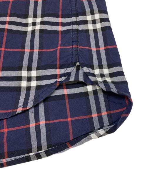 BURBERRY（バーバリー）BURBERRY (バーバリー) アレクサンダーチェックシャツ ネイビー サイズ:Mの古着・服飾アイテム