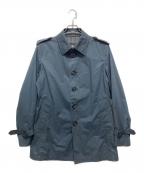 BURBERRY BLACK LABELバーバリーブラックレーベル）の古着「ステンカラーコート」｜ネイビー