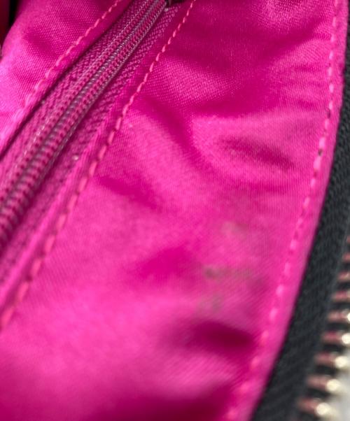 COACH（コーチ）COACH (コーチ) チェックデザイン2WAYバッグ ブラック×ピンクの古着・服飾アイテム