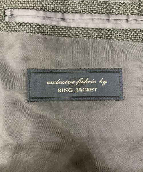EDIFICE（エディフィス）EDIFICE (エディフィス) RING JACKET (リングジャケット) 段返り3Bウール テーラードジャケット グレー サイズ:46の古着・服飾アイテム