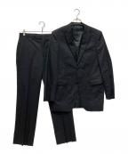 BURBERRY BLACK LABELバーバリーブラックレーベル）の古着「セットアップスーツ / TASMANIA WOOL Super 110s」｜ブラック