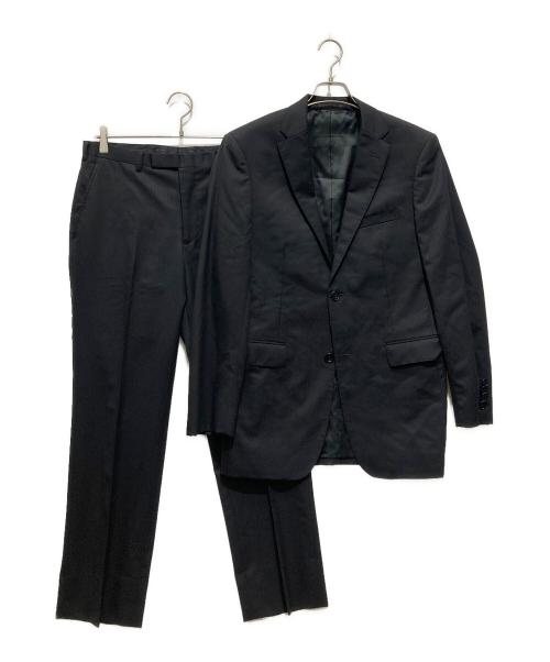 BURBERRY BLACK LABEL（バーバリーブラックレーベル）BURBERRY BLACK LABEL (バーバリーブラックレーベル) セットアップスーツ / TASMANIA WOOL Super 110s ブラック サイズ:40Rの古着・服飾アイテム