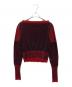 Vivienne Westwood RED LABEL (ヴィヴィアンウエストウッドレッドレーベル) オーブ 刺繍 ビッグ ハート リブ ニット レッド サイズ:00：13000円