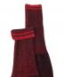 中古・古着 Vivienne Westwood RED LABEL (ヴィヴィアンウエストウッドレッドレーベル) オーブ 刺繍 ビッグ ハート リブ ニット レッド サイズ:00：13000円