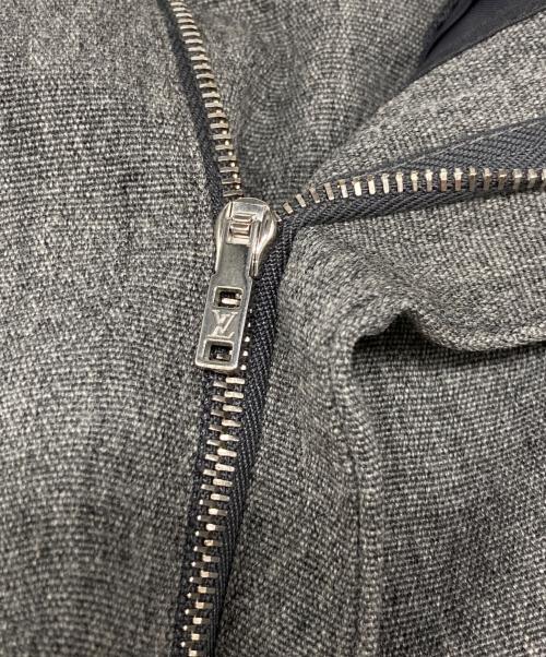 LOUIS VUITTON（ルイ ヴィトン）LOUIS VUITTON (ルイ ヴィトン) ドローコードベルトプリーツロングパンツ グレー サイズ:44の古着・服飾アイテム