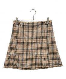 BURBERRY BLUE LABEL（バーバリー ブルー レーベル）の古着「ノバチェックスカート」｜ブラウン