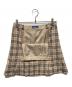 BURBERRY BLUE LABEL (バーバリー ブルー レーベル) ノバチェックスカート ブラウン サイズ:38：6000円