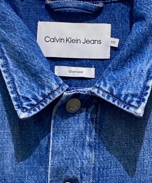 Calvin Klein Jeans（カルバンクラインジーンズ）Calvin Klein Jeans (カルバンクラインジーンズ) デニムジャケット ブルー サイズ:XXSの古着・服飾アイテム