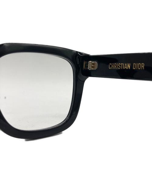 Christian Dior（クリスチャン ディオール）Christian Dior (クリスチャン ディオール) レクタンギュラー ブラック サイズ:52□20の古着・服飾アイテム