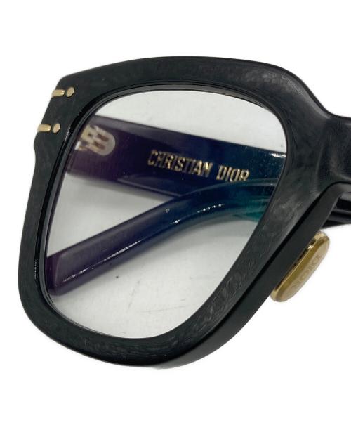 Christian Dior（クリスチャン ディオール）Christian Dior (クリスチャン ディオール) レクタンギュラー ブラック サイズ:52□20の古着・服飾アイテム