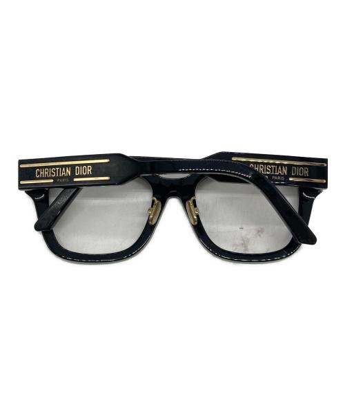 Christian Dior（クリスチャン ディオール）Christian Dior (クリスチャン ディオール) レクタンギュラー ブラック サイズ:52□20の古着・服飾アイテム