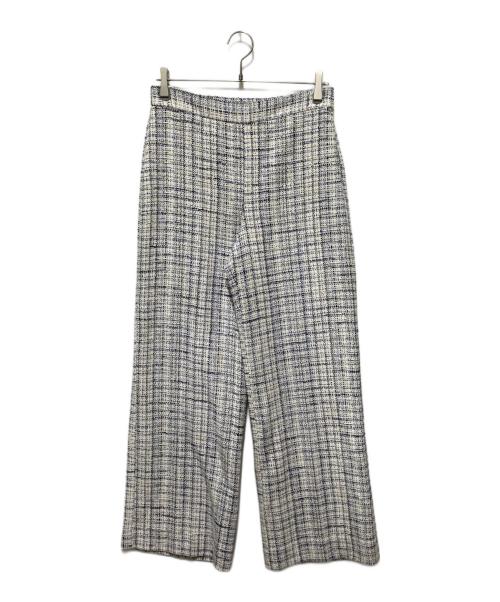 theory luxe（セオリーリュクス）theory luxe (セオリーリュクス) Crevon Enok ツイードパンツ アイボリー サイズ:42の古着・服飾アイテム
