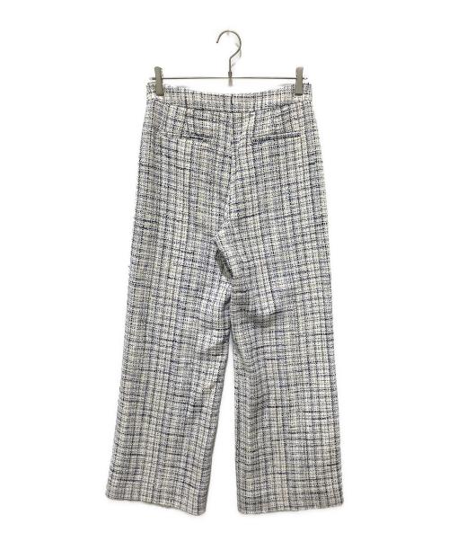 theory luxe（セオリーリュクス）theory luxe (セオリーリュクス) Crevon Enok ツイードパンツ アイボリー サイズ:42の古着・服飾アイテム