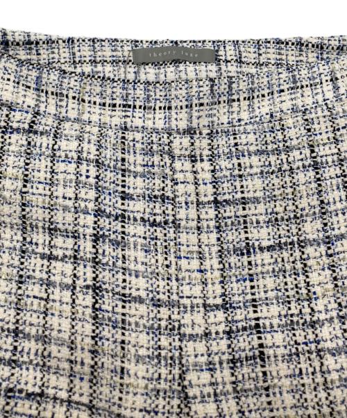 theory luxe（セオリーリュクス）theory luxe (セオリーリュクス) Crevon Enok ツイードパンツ アイボリー サイズ:42の古着・服飾アイテム