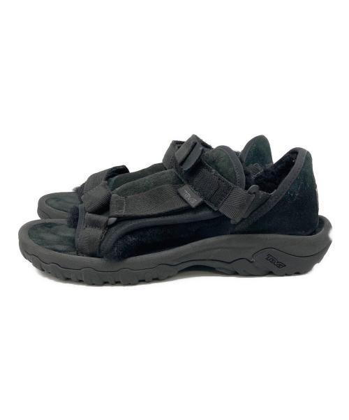 TEVA（テバ）TEVA (テバ) UGG (アグ) コラボスポーツムートンサンダル ブラック サイズ:24cmの古着・服飾アイテム