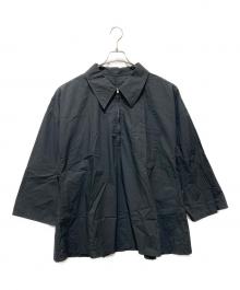 provoke（プロヴォーク）の古着「タイプライタービッグシャツ」｜ブラック