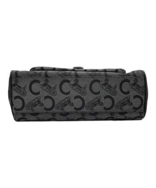 CELINE（セリーヌ）CELINE (セリーヌ) Cマカダム柄ワンショルダーバッグ グレー×ブラウンの古着・服飾アイテム