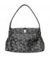 CELINE (セリーヌ) Cマカダム柄ワンショルダーバッグ グレー×ブラウン：50000円