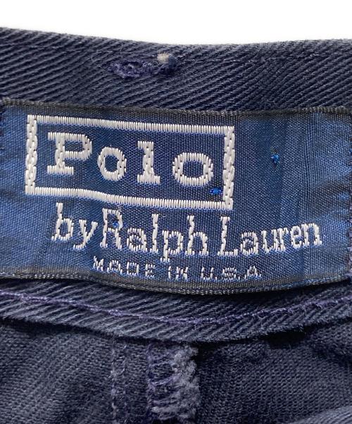 POLO RALPH LAUREN（ポロ・ラルフローレン）POLO RALPH LAUREN (ポロ・ラルフローレン) 初期タグ 2タック ポロチノパン ネイビー サイズ:W34の古着・服飾アイテム