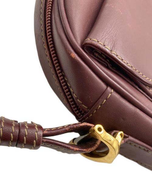 Cartier（カルティエ）Cartier (カルティエ) マストラインショルダーバッグ レッドの古着・服飾アイテム