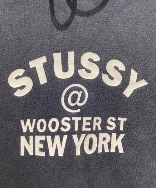 stussy（ステューシー）stussy (ステューシー) 90sオールド@WOOSTER STプリントパーカー ブラック サイズ:Mの古着・服飾アイテム
