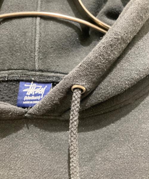 stussy（ステューシー）stussy (ステューシー) 90sオールド@WOOSTER STプリントパーカー ブラック サイズ:Mの古着・服飾アイテム