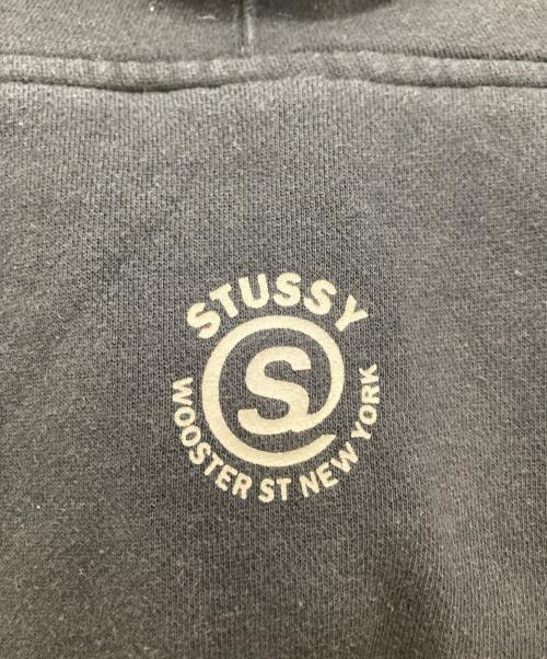 stussy（ステューシー）stussy (ステューシー) 90sオールド@WOOSTER STプリントパーカー ブラック サイズ:Mの古着・服飾アイテム
