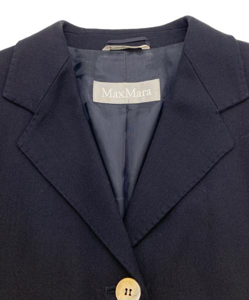 MaxMara（マックスマーラ）MaxMara (マックスマーラ) ウールセットアップ ネイビー サイズ:42の古着・服飾アイテム