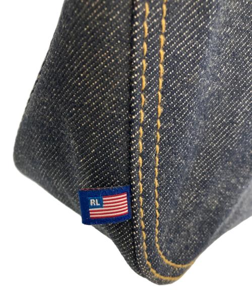 POLO JEANS（ポロジーンズ）POLO JEANS (ポロジーンズ) 星条旗ハンドバッグ インディゴの古着・服飾アイテム