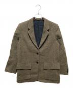 MARGARET HOWELL×Harris Tweedマーガレットハウエル×ハリスツイード）の古着「ハリスツイードジャケット」｜カーキ