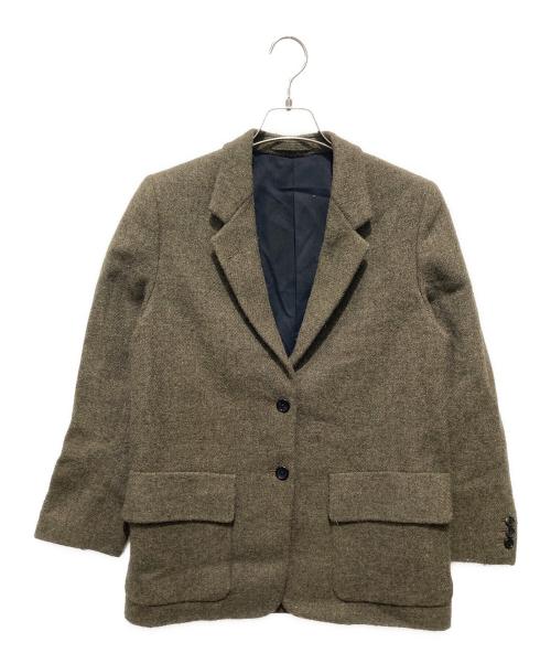 MARGARET HOWELL（マーガレットハウエル）MARGARET HOWELL (マーガレットハウエル) Harris Tweed (ハリスツイード) ハリスツイードジャケット カーキ サイズ:２の古着・服飾アイテム