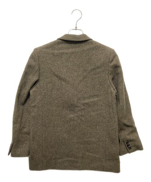 MARGARET HOWELL（マーガレットハウエル）MARGARET HOWELL (マーガレットハウエル) Harris Tweed (ハリスツイード) ハリスツイードジャケット カーキ サイズ:２の古着・服飾アイテム