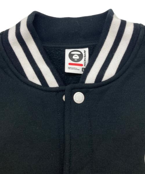 Aape BY A BATHING APE（エーエイプ バイ アベイシングエイプ）AAPE BY A BATHING APE (エーエイプ バイ アベイシングエイプ) スウェットスタジャン ブラック サイズ:Lの古着・服飾アイテム