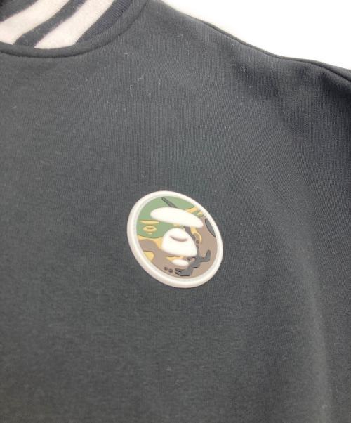 Aape BY A BATHING APE（エーエイプ バイ アベイシングエイプ）AAPE BY A BATHING APE (エーエイプ バイ アベイシングエイプ) スウェットスタジャン ブラック サイズ:Lの古着・服飾アイテム