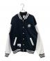 AAPE BY A BATHING APE（エーエイプ バイ アベイシングエイプ）の古着「スウェットスタジャン」｜ブラック