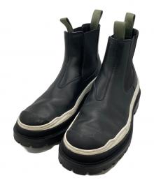 Dior×sacai（ディオール×サカイ）の古着「EXPL CHELSEA BOOT」｜ブラック