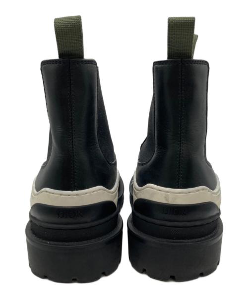 Dior（ディオール）DIOR (ディオール) sacai (サカイ) EXPL CHELSEA BOOT ブラック サイズ:41の古着・服飾アイテム