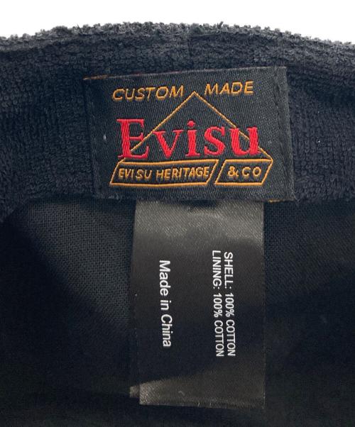 EVISU（エヴィス）EVISU (エヴィス) コーデュロイハンチング ブラックの古着・服飾アイテム
