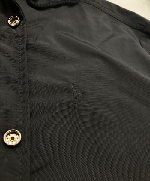 POLO RALPH LAUREN（ポロ・ラルフローレン）POLO RALPH LAUREN (ポロ・ラルフローレン) ポニー刺繍フーデッドモッズコート ブラック サイズ:XSの古着・服飾アイテム