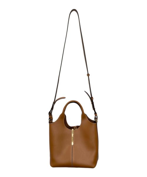 TOD'S（トッズ）TOD'S (トッズ) レザー ショッピング トート バッグ ミニ ブラウンの古着・服飾アイテム