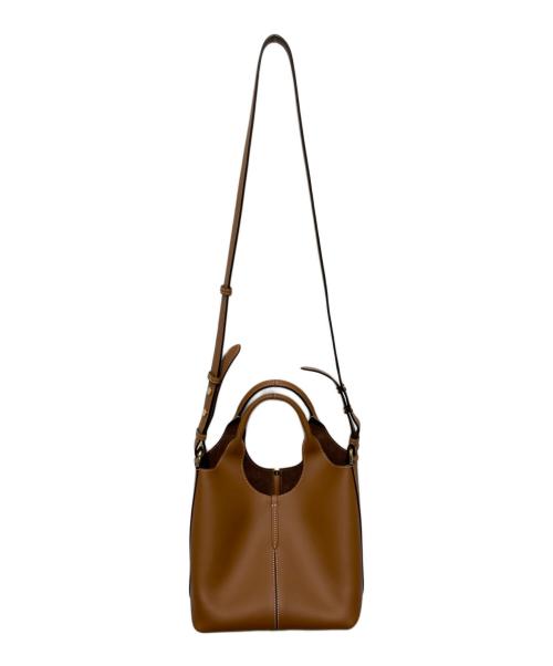 TOD'S（トッズ）TOD'S (トッズ) レザー ショッピング トート バッグ ミニ ブラウンの古着・服飾アイテム