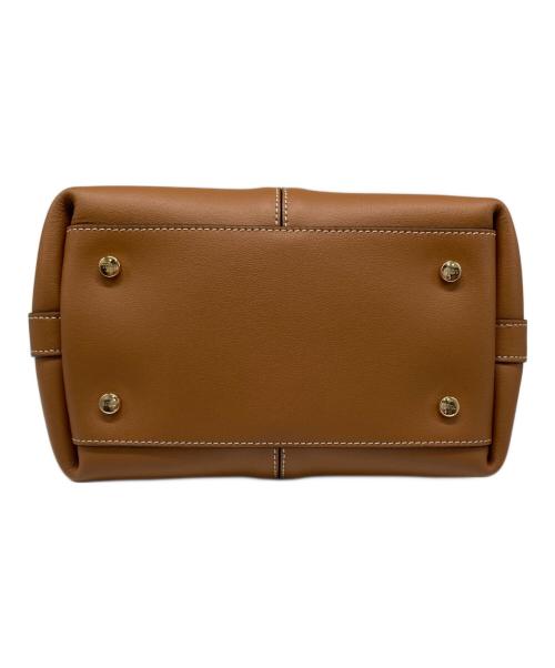TOD'S（トッズ）TOD'S (トッズ) レザー ショッピング トート バッグ ミニ ブラウンの古着・服飾アイテム
