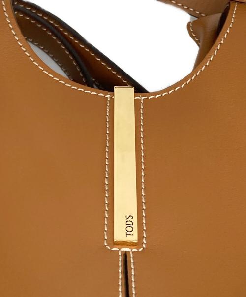 TOD'S（トッズ）TOD'S (トッズ) レザー ショッピング トート バッグ ミニ ブラウンの古着・服飾アイテム