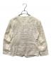Weekend Max Mara (ウィークエンド マックスマーラ) リネンノーカラージャケット アイボリー サイズ:38：8000円