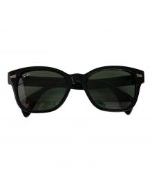 RAY-BAN（レイバン）の古着「スクエア・ウェリントン サングラス」｜ブラック