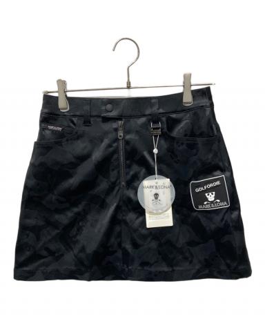 【中古美品】MARK&LONA ★ボアスカート★レディース 中古・古着通販】MARK&LONA (マークアンドロナ) 総柄スカート ブラック