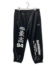 SUPREME（シュプリーム）の古着「25SSワールドワイドトリコットトラックパンツ」｜ブラック